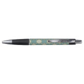 Damaspatroon met abstracte elementen pen (Achterkant)