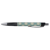 Damaspatroon met abstracte elementen pen (Bodem)