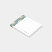 Damaspatroon met abstracte elementen post-it® notes (Schuin)