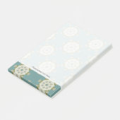 Damaspatroon met abstracte elementen post-it® notes (Schuin)