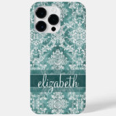  Damaspatroon met Grungy Finish Case-Mate iPhone Case (Achterkant)