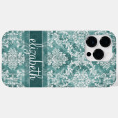  Damaspatroon met Grungy Finish Case-Mate iPhone Case (Achterkant (horizontaal))