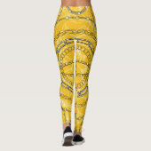 Damaspatroon met keten leggings (Achterkant)