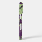  Damaspatroon met monogram Case-Mate iPhone Case (Achterkant / Rechts)