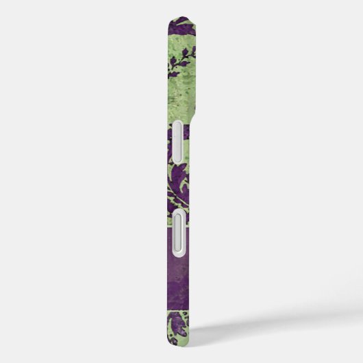  Damaspatroon met monogram Case-Mate iPhone Case (Achterkant / Rechts)