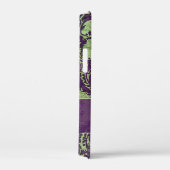  Damaspatroon met monogram Case-Mate iPhone Case (Achterkant / Rechts)