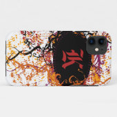 Damaspatroon met Monogram Letter K Case-Mate iPhone Case (Achterkant (horizontaal))