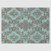  Damaspatroon met monogram Tissuepapier (Voorkant)