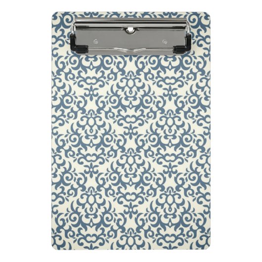 Damaspatroon op verloopachtergrond 2 mini klembord (Voorkant)