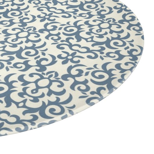 Damaspatroon op verloopachtergrond 2 snijplank (Hoek)