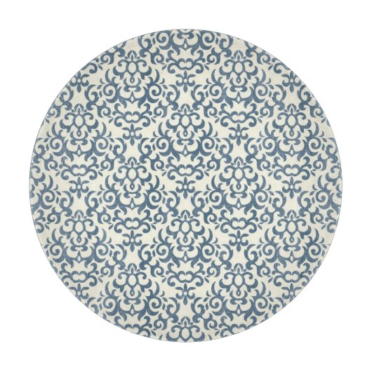 Damaspatroon op verloopachtergrond 2 snijplank (Voorkant)