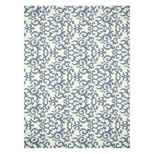 Damaspatroon op verloopachtergrond 2 tafelkleed (Voorkant)