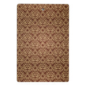 Damaspatroon op verloopachtergrond mini klembord (Achterkant)