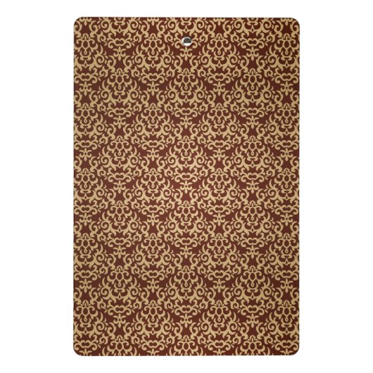 Damaspatroon op verloopachtergrond mini klembord (Achterkant)