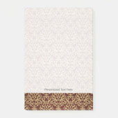 Damaspatroon op verloopachtergrond post-it® notes (Voorkant)