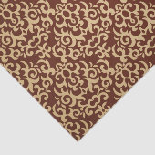 Damaspatroon op verloopachtergrond tissuepapier (Detail)