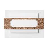 Damaspatroon op verloopachtergrond uitnodigingen wikkel (Voorkant Voorbeeld)