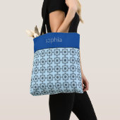 Damaspatroon Tote Bag (Dichtbij)