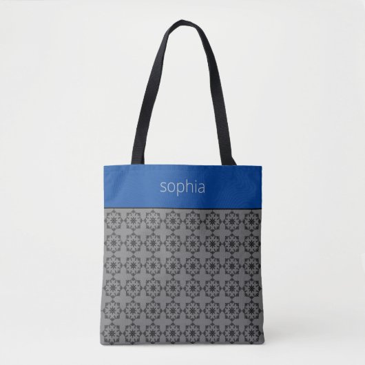 Damaspatroon Tote Bag (Voorkant)