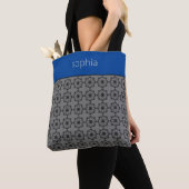 Damaspatroon Tote Bag (Dichtbij)