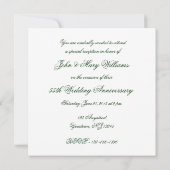 Damast 55e trouwjubileum uitnodiging (Achterkant)