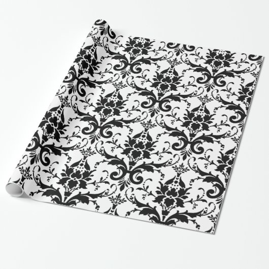 Damast Cadeaupapier (Uitgerold)