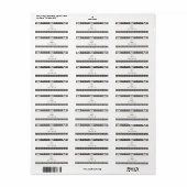 Damast Elegantie Huwelijksadreslabels Etiket (Full Sheet)