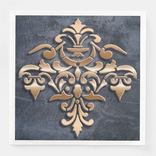 damast-element servetten (Voorkant)