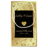 Damast en hart klein cadeauzakje (Achterkant)