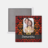 Damast en pentakel magneet (Voorkant / Achterkant)