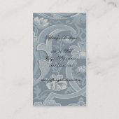 damast kroonluchter mode beauty SPA Visitekaartje (Achterkant)