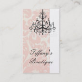 damast kroonluchter mode beauty SPA Visitekaartje (Voorkant)
