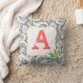  damast Monogram Kussen (Deken)