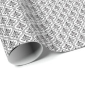 damast naadloos klassiek design cadeaupapier (Rol Hoek)