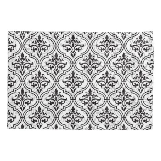 damast naadloos klassiek design kussensloop (Achterkant)