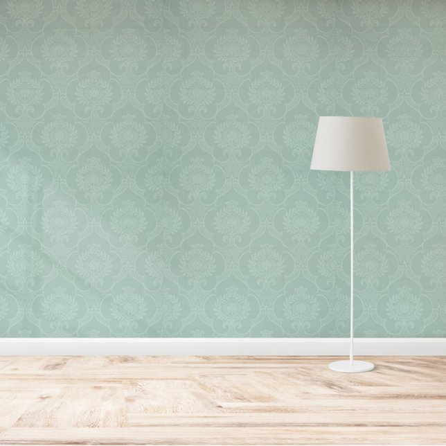 Damast Naadloze Abstracte Bloemen Vormen Achtergro Behang (Creator heeft geüpload)