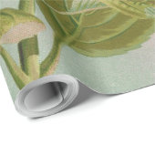 Damast Patroon Bloemen Decor  Cadeaupapier (Rol Hoek)