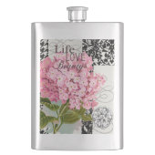 Damast Patroon Bloemen Decor  Flacon (Voorkant)