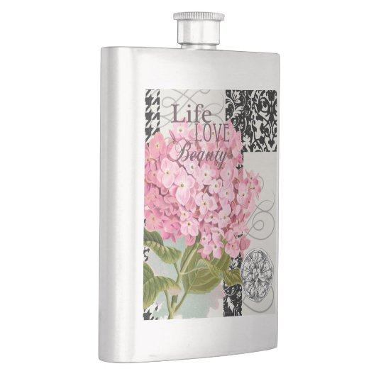 Damast Patroon Bloemen Decor  Flacon (Rechts)