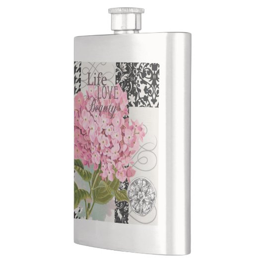 Damast Patroon Bloemen Decor  Flacon (Links)