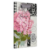 Damast Patroon Bloemen Decor  Klembord (Rechts)