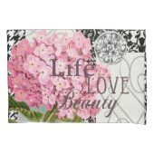 Damast Patroon Bloemen Decor Kussensloop (Voorkant)