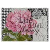 Damast Patroon Bloemen Decor Snijplank (Voorkant)