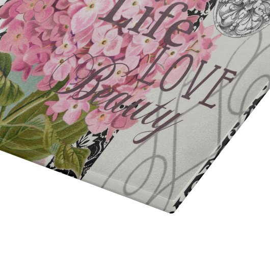 Damast Patroon Bloemen Decor  Snijplank (Hoek)