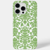 Damast Patroon - Groen Wit Case-Mate iPhone Case (Achterkant)