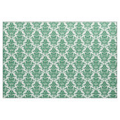 Damast Pattern - Bos Groen op Wit Stof (Fat Quarter)
