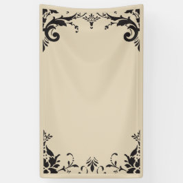 Damast rand foto achtergrond spandoek