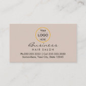  damast salon: Haarstyliste afspraak Afsprakenkaartje (Voorkant)