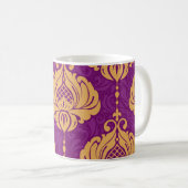 damast sierpatroon. koffiemok (Voorkant rechts)