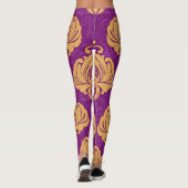 damast sierpatroon. leggings (Achterkant)